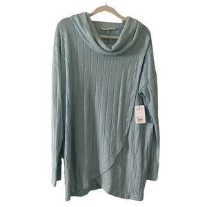 Sonoma Maternity Tulip Front Nursing Cowl Neck Sweater